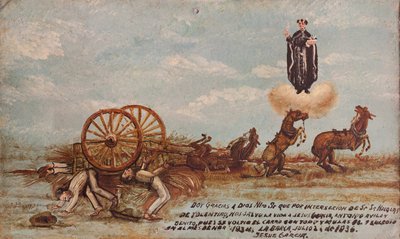 Offerta votiva dedicata a San Nicola da Tolentino da Unbekannt Unbekannt